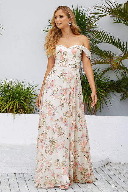 Robe Cérémonie Mousseline Vert Profond - gallery 2