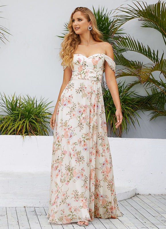 Robe Cérémonie Mousseline Vert Profond - gallery 2