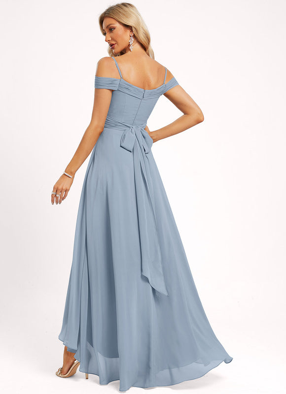 Robe Cérémonie Mousseline Rose - gallery 1