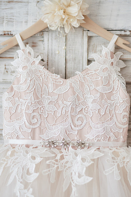 Robe Ceremonie Fille Broderie Anglaise - gallery 8