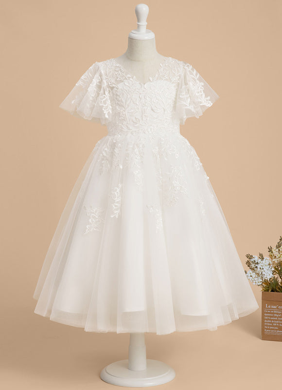 Robe Blanche Ceremonie Fille - gallery 1
