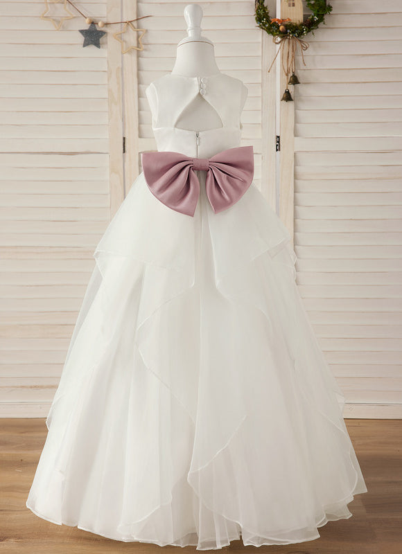 Robe Cérémonie Satinée Éthérée - gallery 4