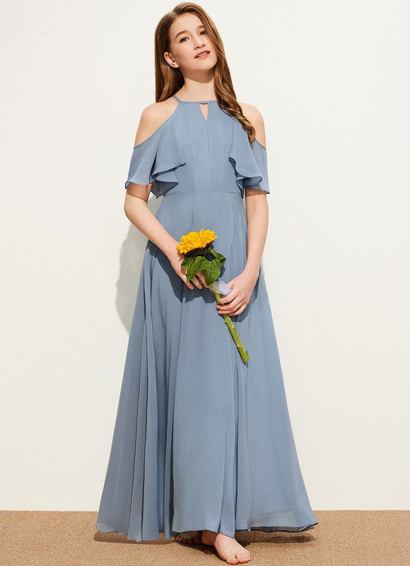 Robe Cérémonie Longue Froncée - gallery 1