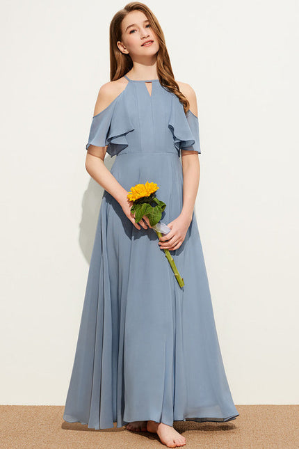 Robe Cérémonie Longue Froncée - gallery 1