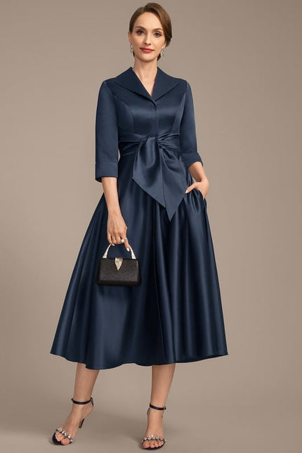 Robe Cérémonie Satin Intemporelle