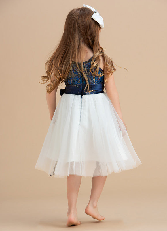 Robe Cérémonie Enfant Tulle Chic - gallery 2