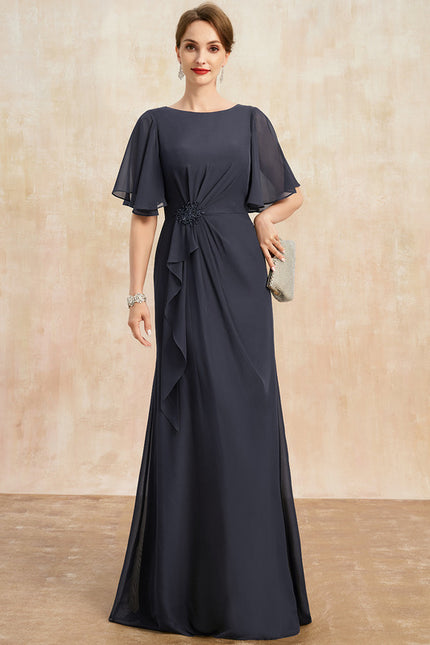 Robe Cérémonie Mousseline Élégante