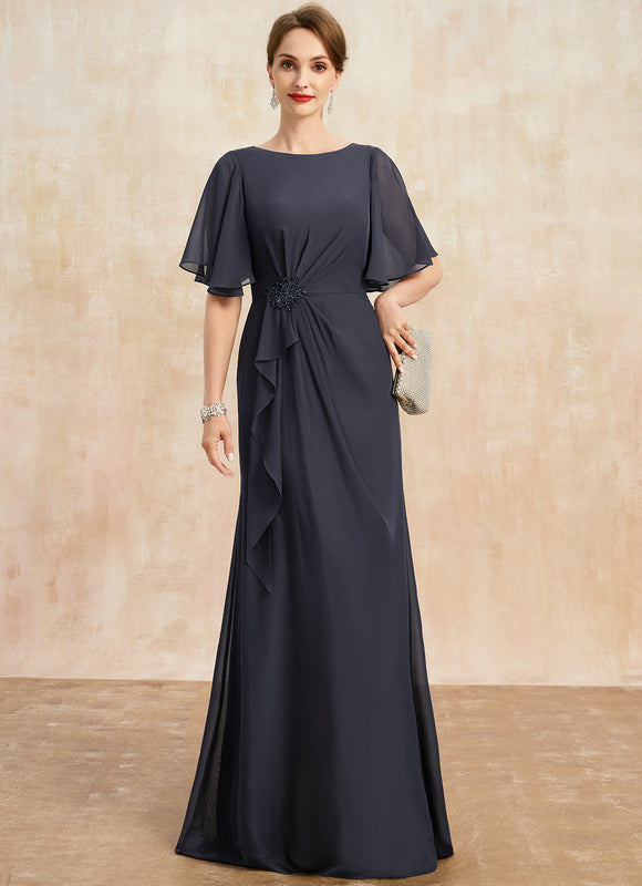 Robe Cérémonie Mousseline Élégante