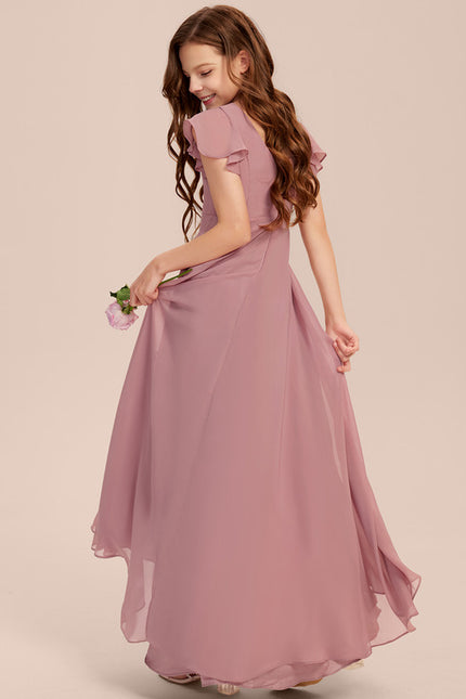 Robe Cérémonie Mousseline Marine - gallery 3