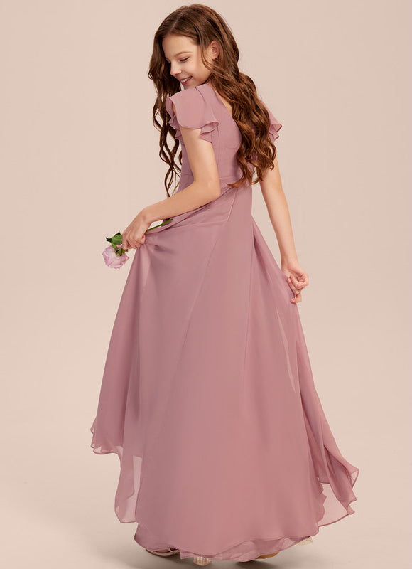 Robe Cérémonie Mousseline Marine - gallery 3