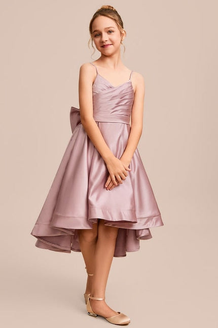Robe Cérémonie Satinée Lueur Enfantine - gallery 4