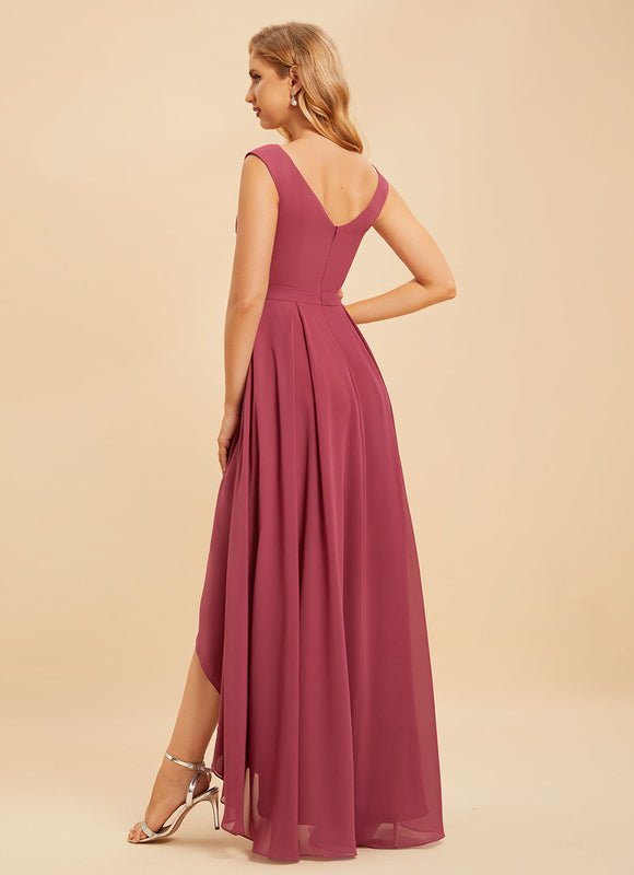 Robe Cérémonie Fluide Marine Élégante - gallery 1