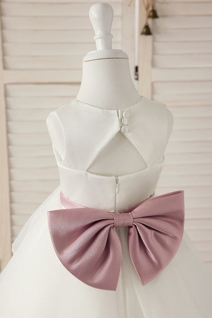 Robe Cérémonie Satinée Éthérée - gallery 2