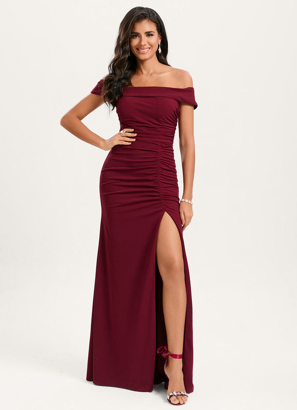 Robe Cérémonie Bordeaux Délicate - gallery 1