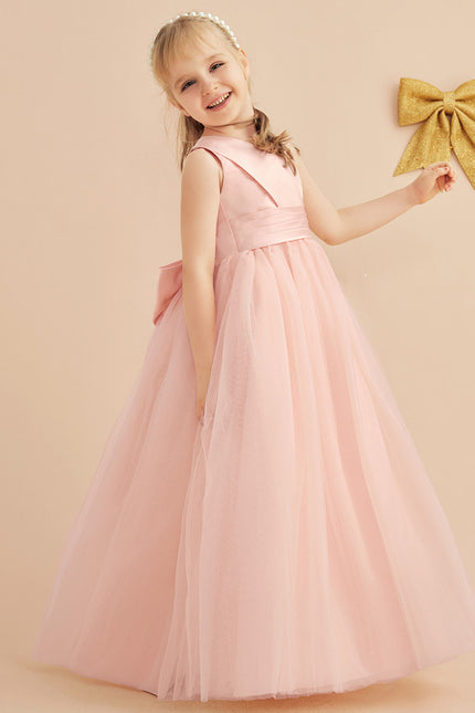 Robe Cérémonie Enfant Rose Douce