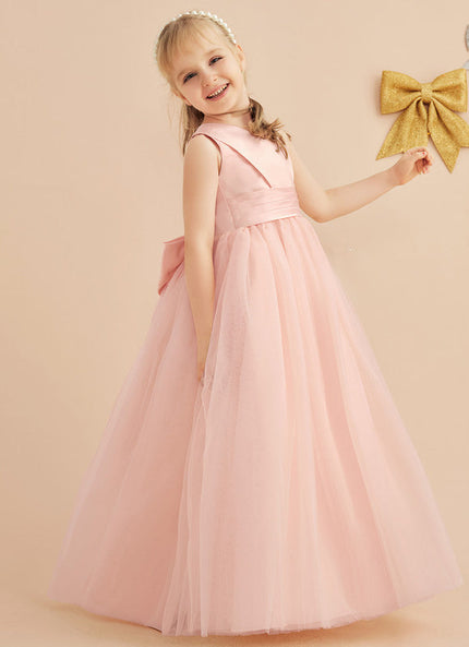 Robe Cérémonie Enfant Rose Douce