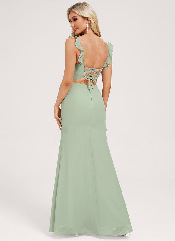 Robe Ceremonie Pastel Femme - gallery 1