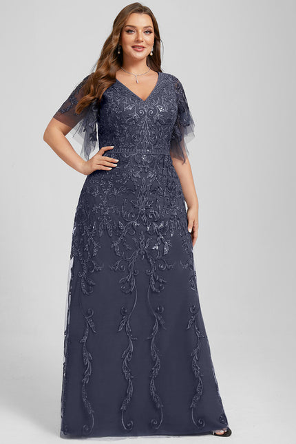 Robe Cérémonie Longue Tulle Ornée - gallery 8