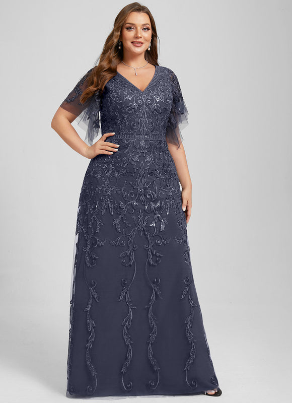 Robe Cérémonie Longue Tulle Ornée - gallery 8