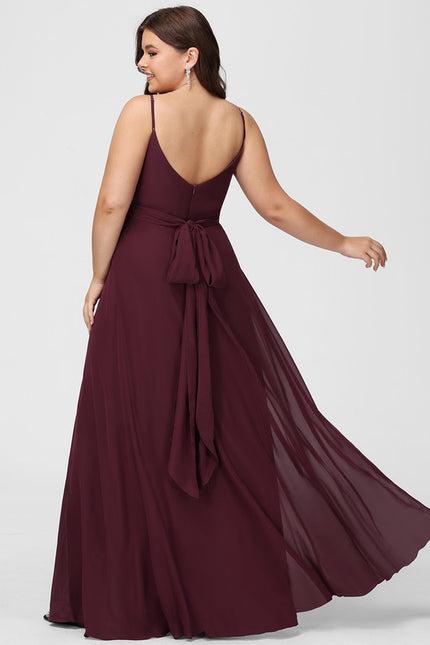 Robe Cérémonie Longue Volants Rose - gallery 8