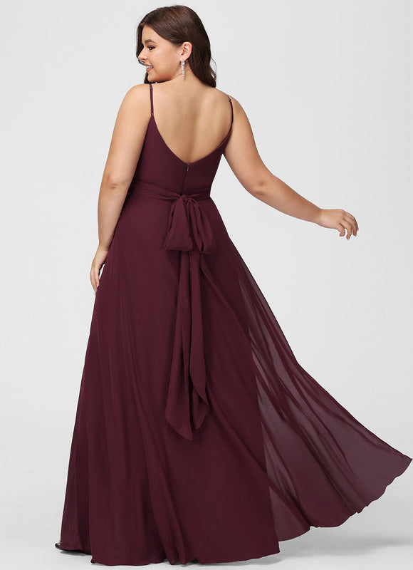 Robe Cérémonie Longue Volants Rose - gallery 8