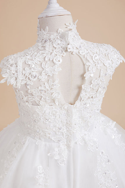 Robe Blanche Ceremonie Pas Cher - gallery 4