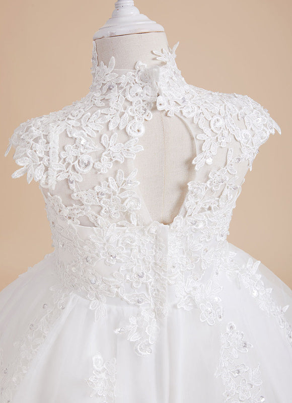 Robe Blanche Ceremonie Pas Cher - gallery 4