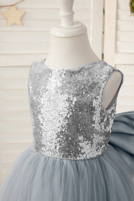Robe Cérémonie Étoile Argentée - gallery 1