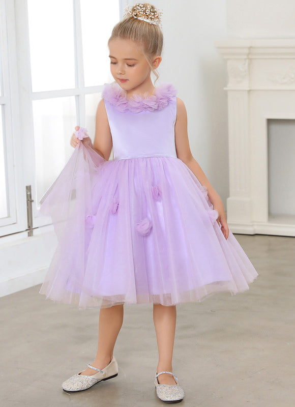 Robe Cérémonie Lavande Éclatante - gallery 7