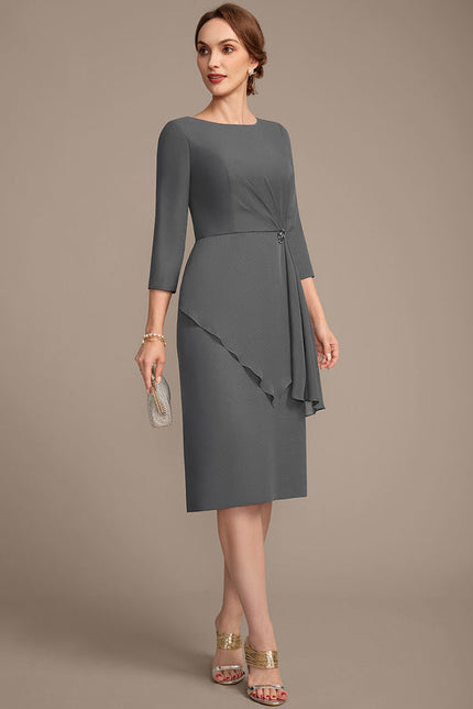 Robe Cérémonie Satinée Élégante - gallery 5