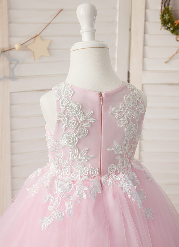 Robe Longue Ceremonie Rose Pale - gallery 3