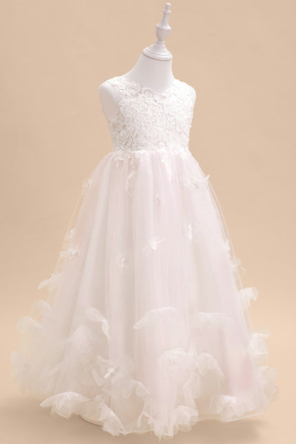 Robe Cérémonie Florale Perlée - gallery 1