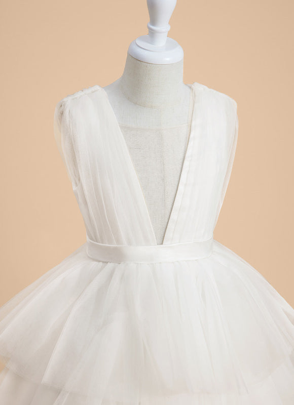 Robe Cérémonie Tulle Volumineuse - gallery 5