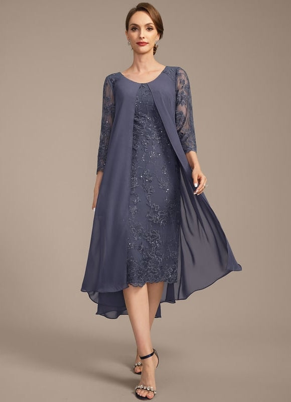 Robe Cérémonie Fluide Brodée - gallery 2