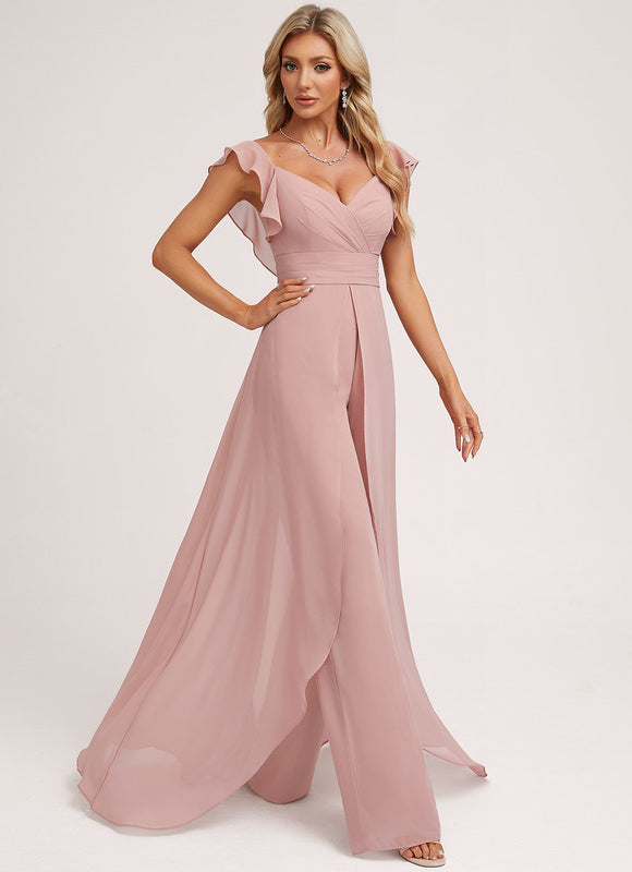 Robe Cérémonie Rose Aérienne - gallery 3