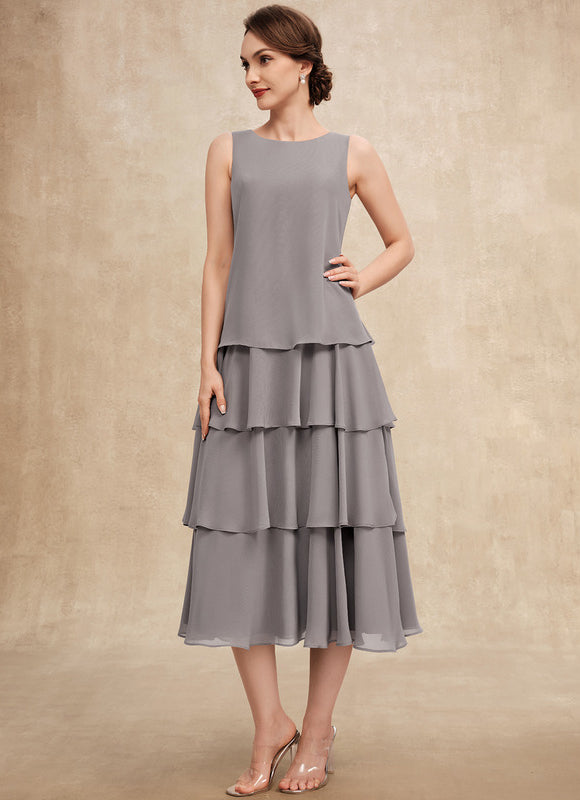 Robe Cérémonie Gris Flottant - gallery 5