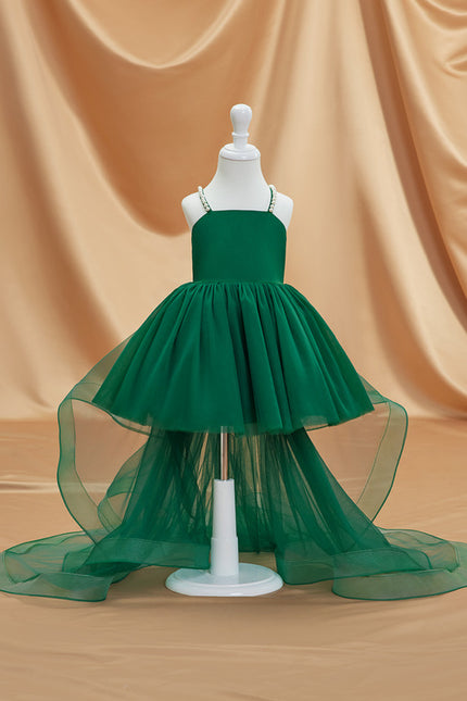 Robe Cérémonie Tulle Vert Émeraude - gallery 2