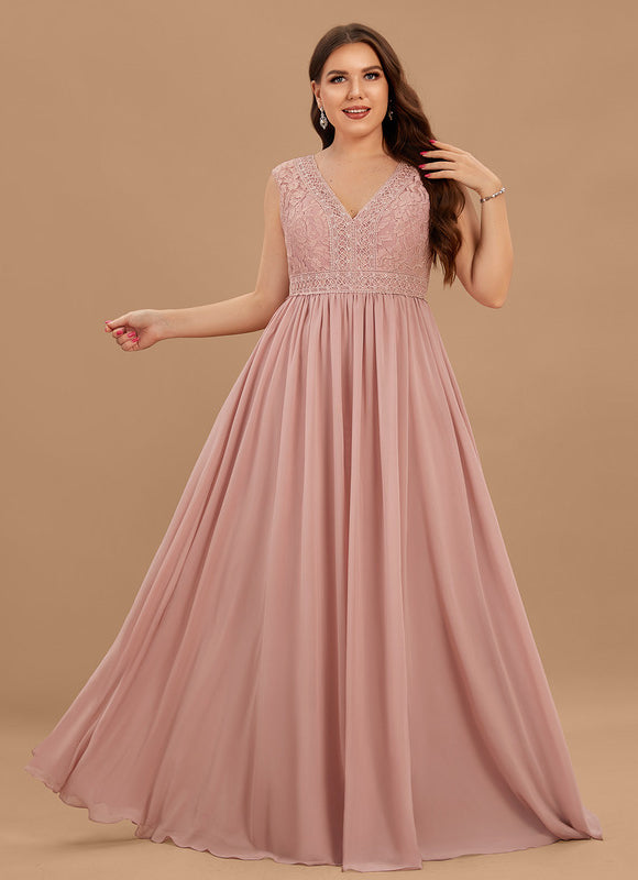 Robe Cérémonie Longue Rose Élégante - gallery 6