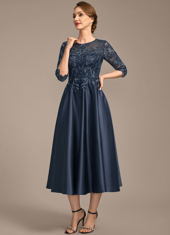 Robe Cérémonie Mère Élégante Satin - gallery 4