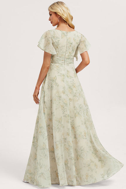 Robe Cérémonie Longue Volants Rose - gallery 4