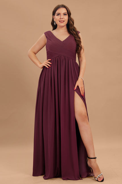 Robe Cérémonie Élégante À Décolleté - gallery 4
