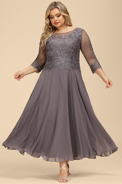 Robe Cérémonie Longue Élégante Bleu - gallery 5