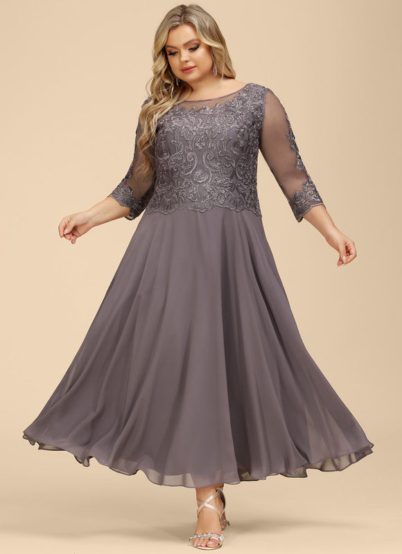 Robe Cérémonie Longue Élégante Bleu - gallery 5