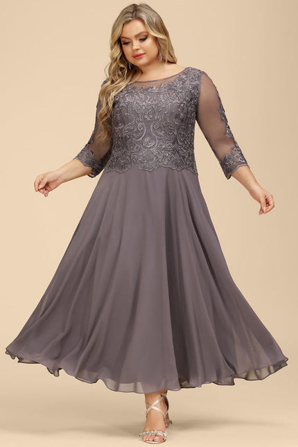 Robe Cérémonie Longue Élégante Bleu - gallery 5