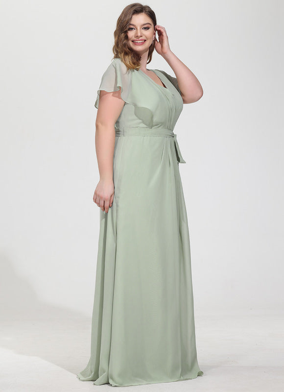 Robe Cérémonie Longue Volants Rose - gallery 9