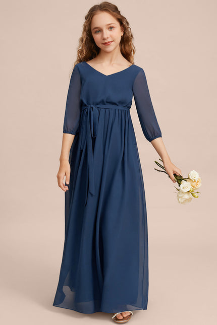 Robe Cérémonie Longue Vert Deau - gallery 5