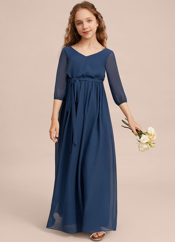 Robe Cérémonie Longue Vert Deau - gallery 5