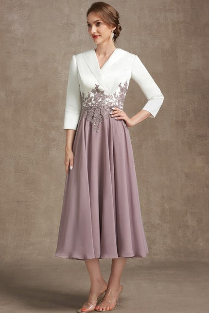 Robe Cérémonie Midi Satinée - gallery 3