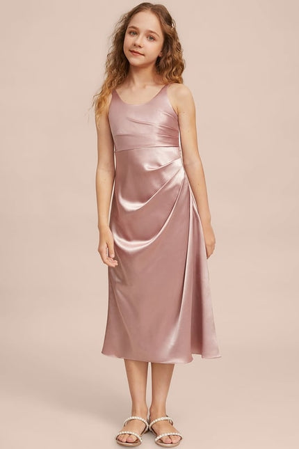 Robe Cérémonie Satinée Junior - gallery 4