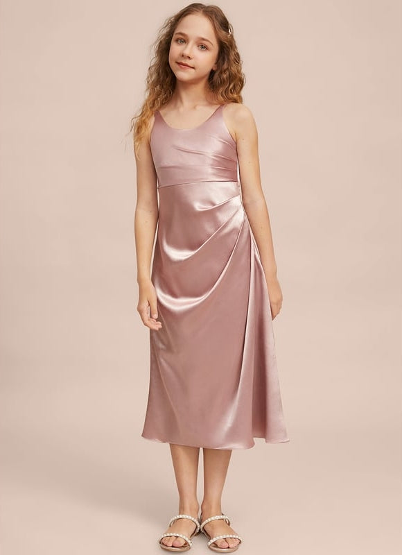 Robe Cérémonie Satinée Junior - gallery 4